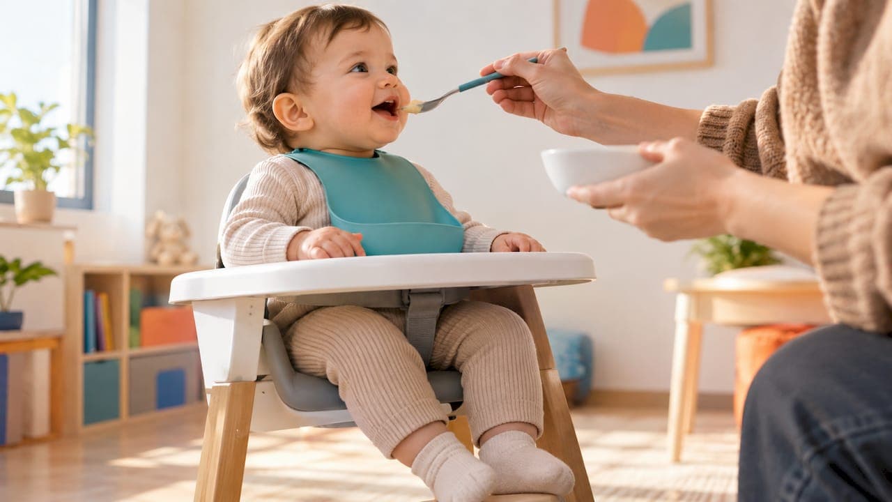 2 Safety Rules Parents Need: High Chair Posture and 90 Degree Target